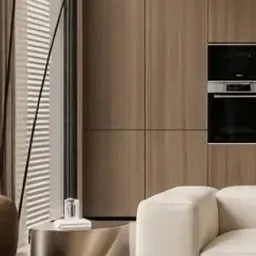 black floor lamp