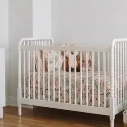 left white crib
