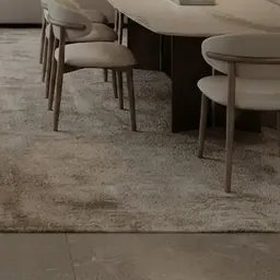 distressed area rug