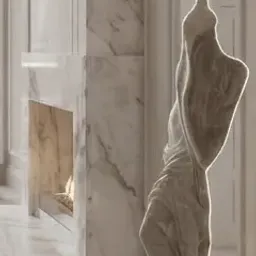 tall marble sculpture