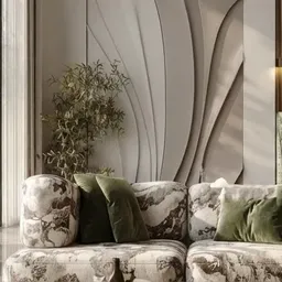 patterned sectional sofa