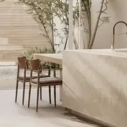 marble kitchen island