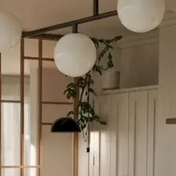 black pendant lights