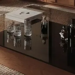 glass coffee table