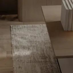 distressed area rug