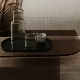 two-tone coffee table