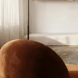 white shade floor lamp