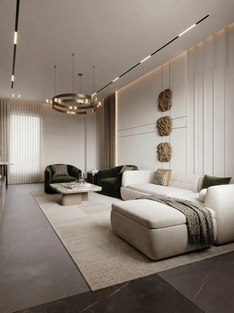 Bright Minimalist Living Room