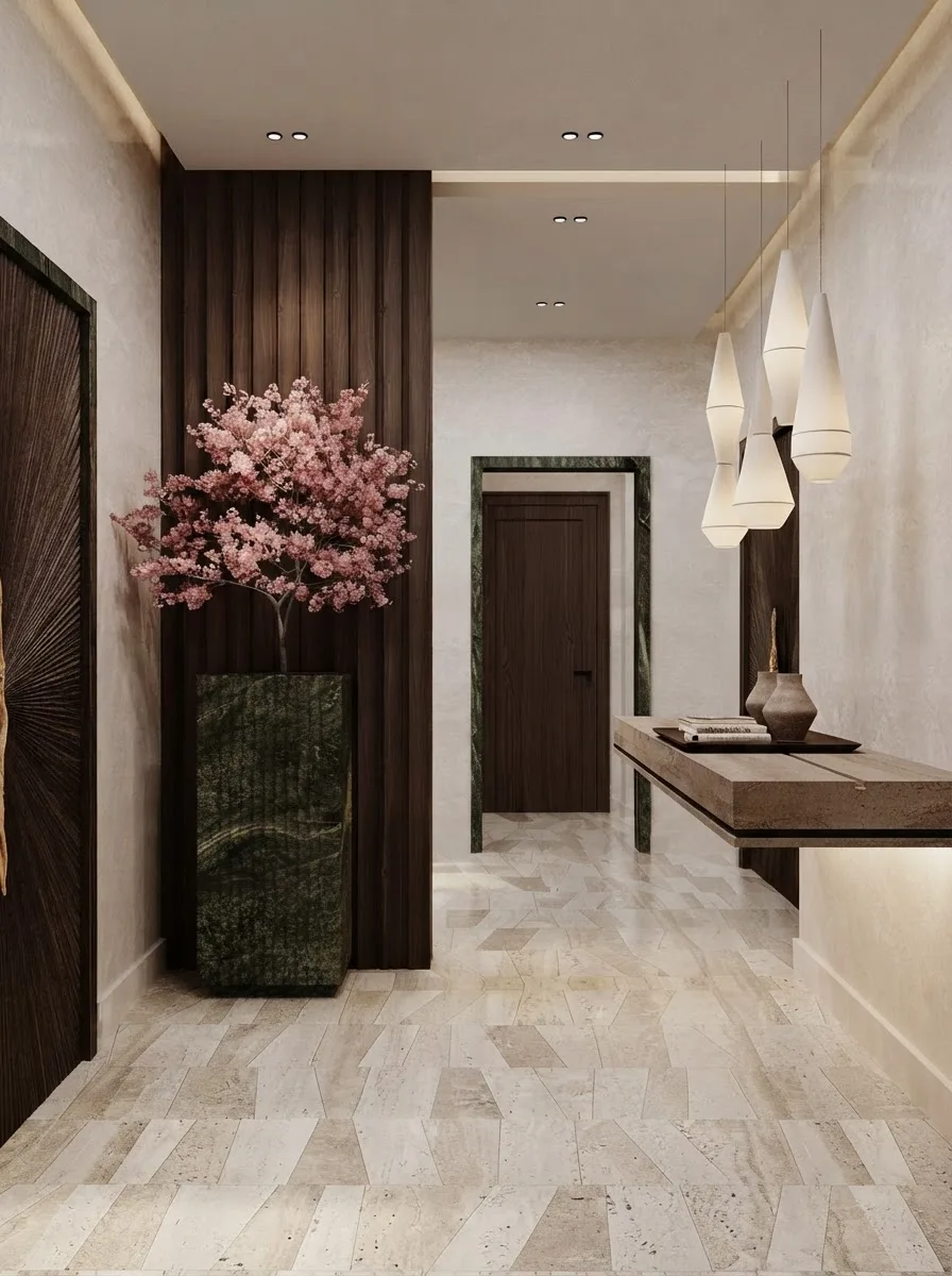 Cherry Blossom Travertine Hall