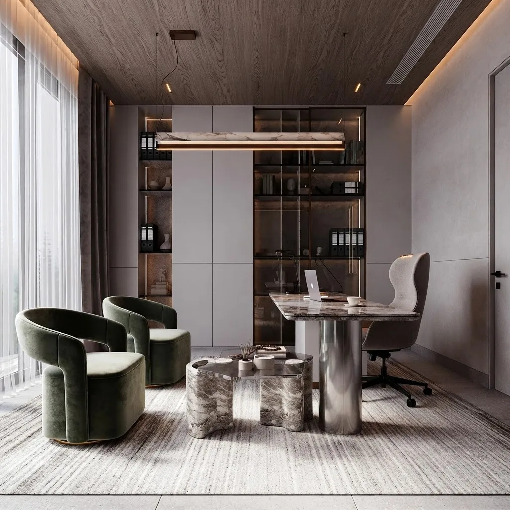 Green Velvet Office