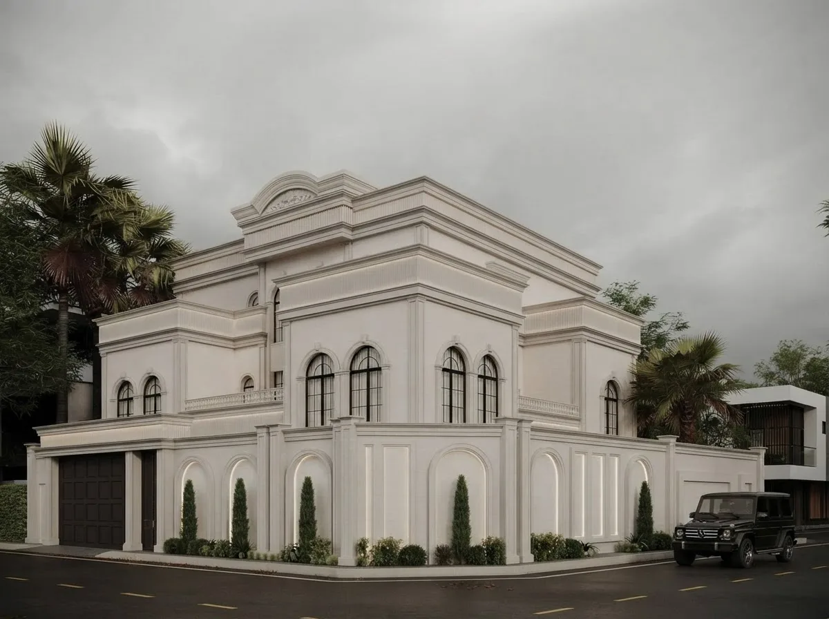 Neo-Classic White Villa