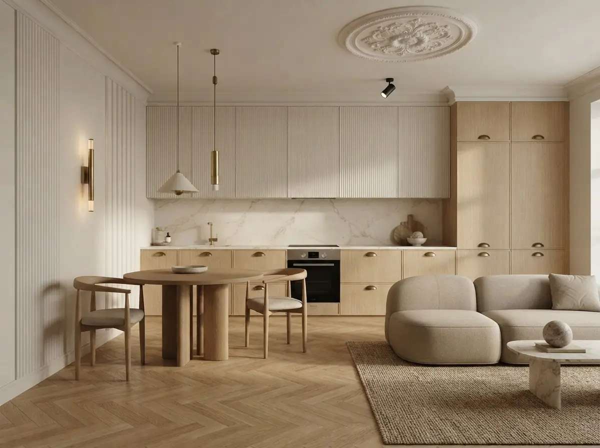 Neoclassical Kitchen & Dining
