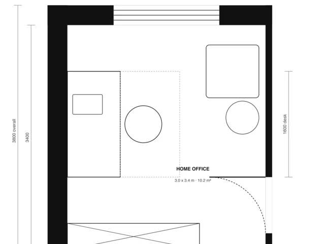 Home office plan