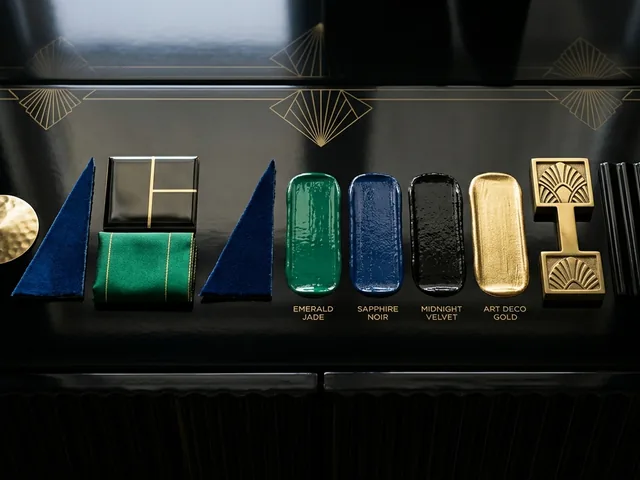 Rich jewel-tone palette