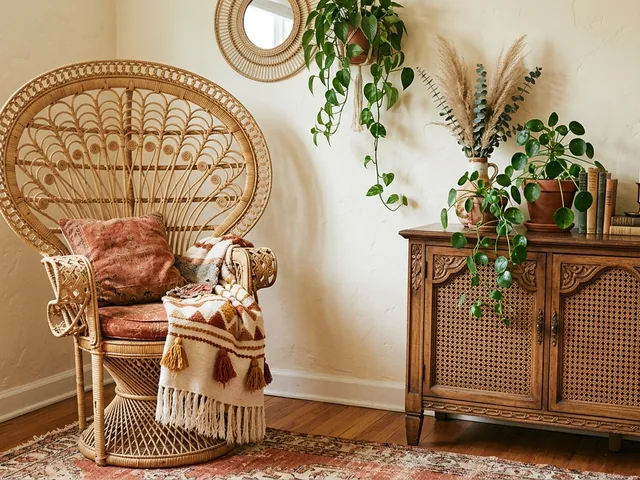 Natural rattan and cane