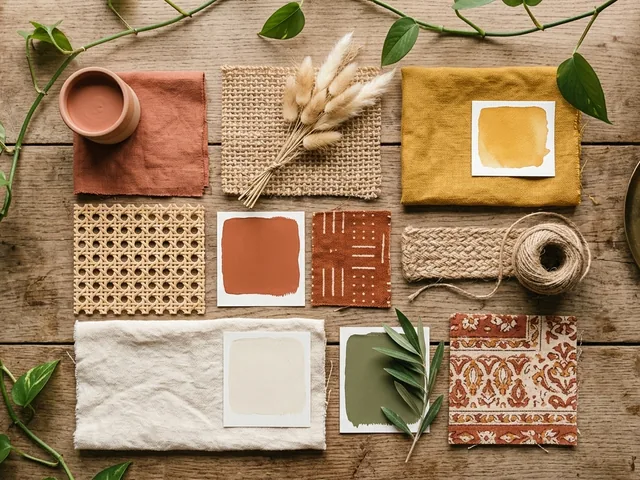 Warm, earthy palette
