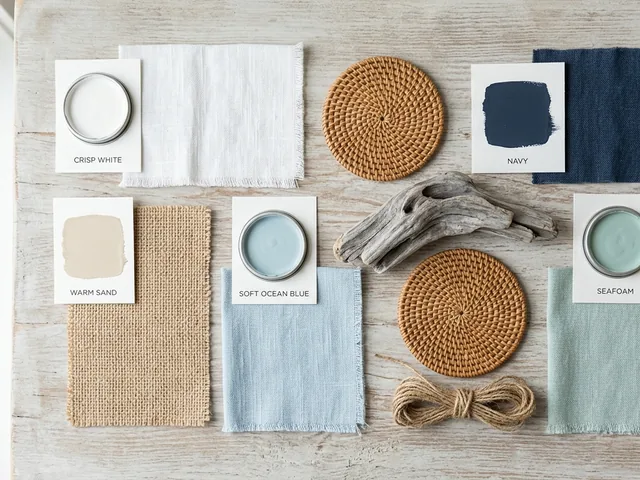 Airy white and sand palette