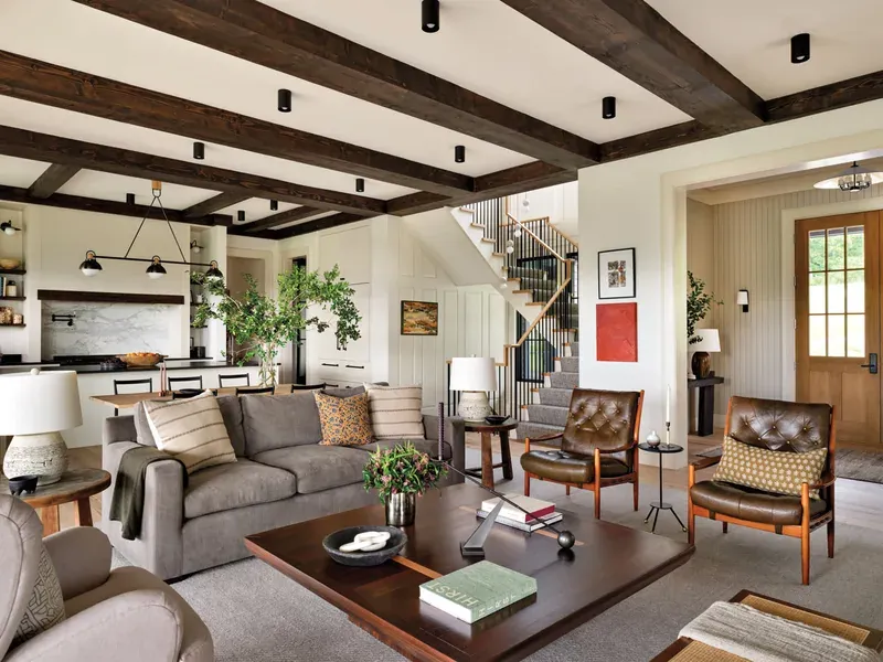 Farmhouse interior design example
