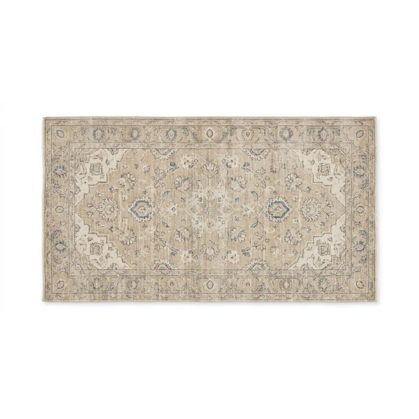 Woven natural rug