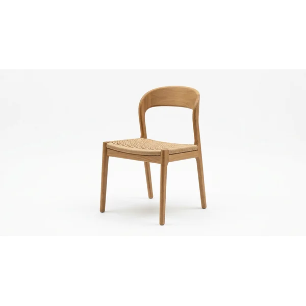 Paper-cord dining chair