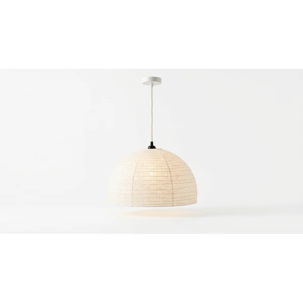 Woven paper pendant