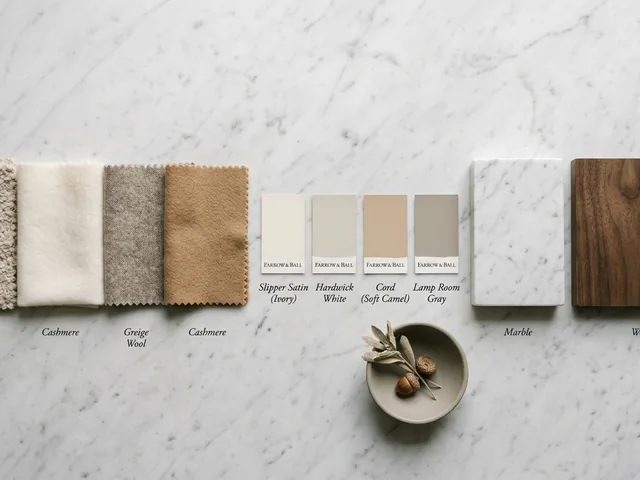 Tonal, restrained palette