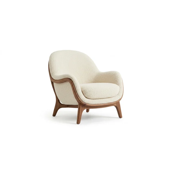 Sculptural lounge chair