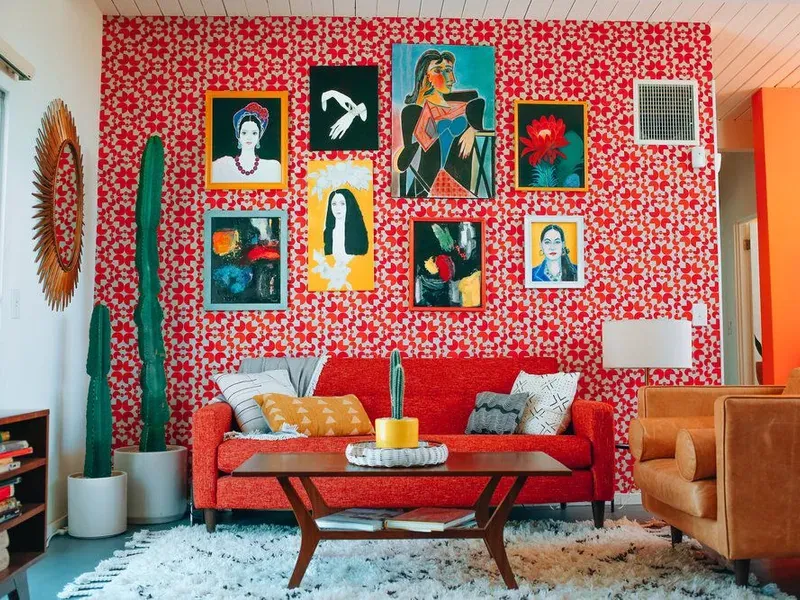 Maximalist interior design example