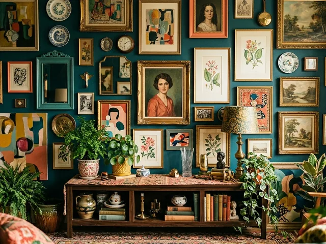 Gallery walls and meaningful objects