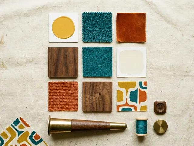 Retro-warm color palette