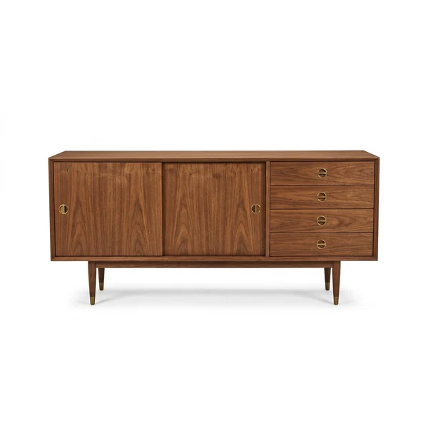 Walnut credenza