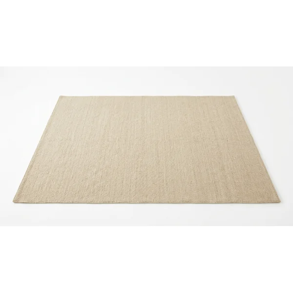 Undyed wool rug