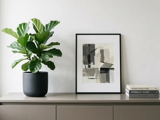 Considered, minimal decor