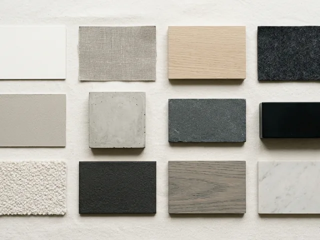 Restrained neutral palette