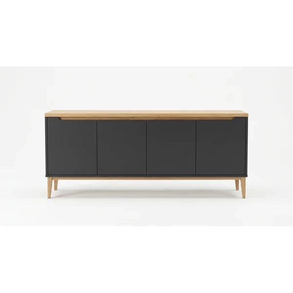 Flat-front sideboard