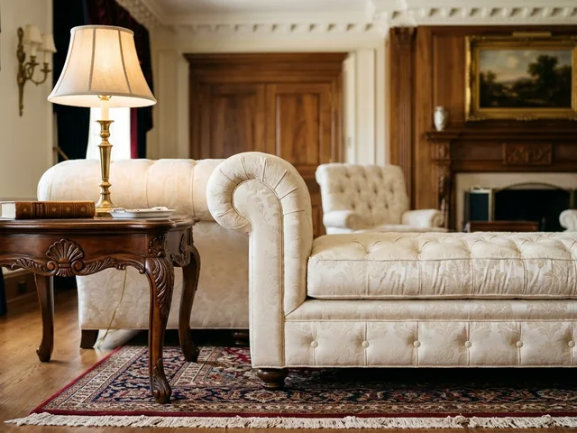 Tailored, classic upholstery