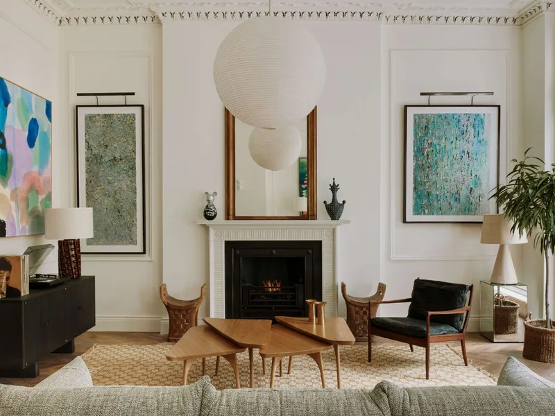 Transitional interior design example