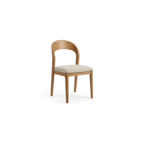 Curved dining chair