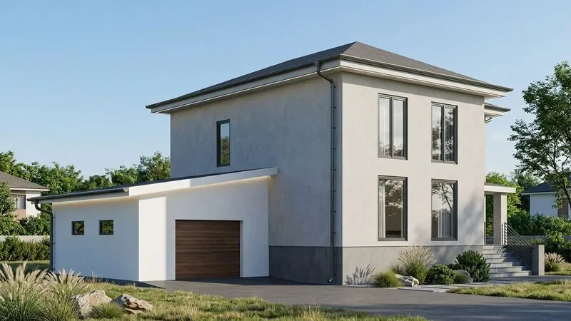 AI exterior design — backyard